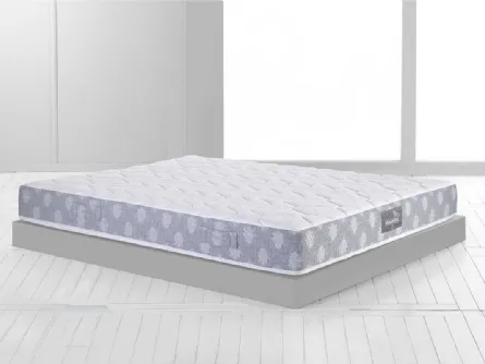 Materasso Dolce Vita Dual 8 alto 20 cm con imbottitura in memoform ed eliosoft, rivestito in tessuto riciclato certificato di Magniflex