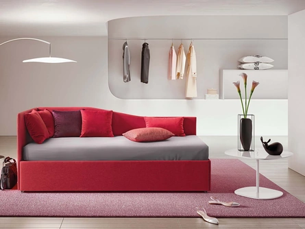 Letto singolo con letto estraibile Solanum di Le Comfort