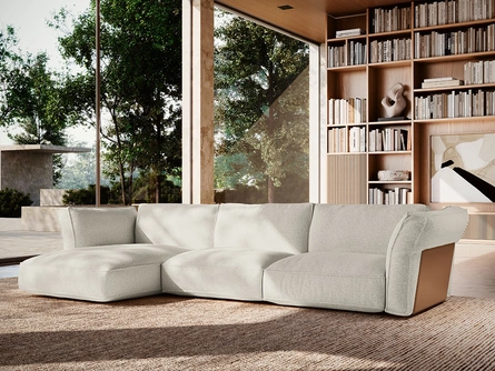 Divano con penisola Cocoon di Felis