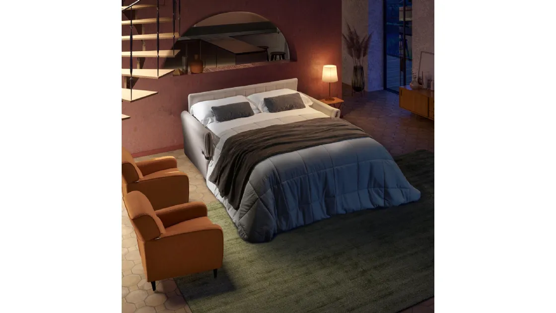 Divano letto matrimoniale Louvre de Il Benessere