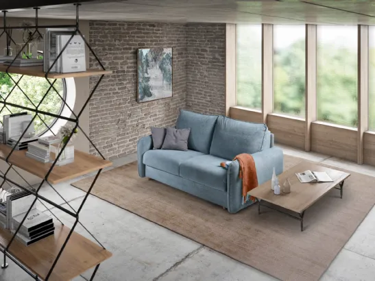 Divano Letto lineare in tessuto Monet de Il Benessere